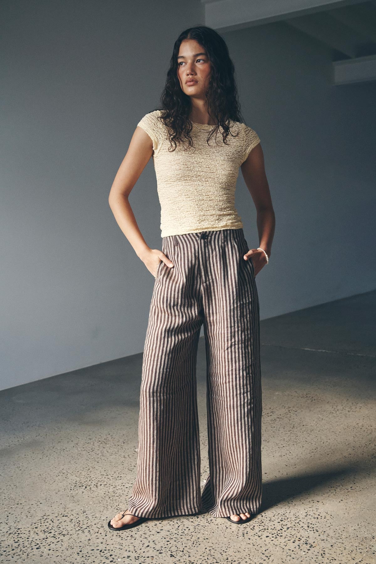 Carlotta Linen Wide Pants