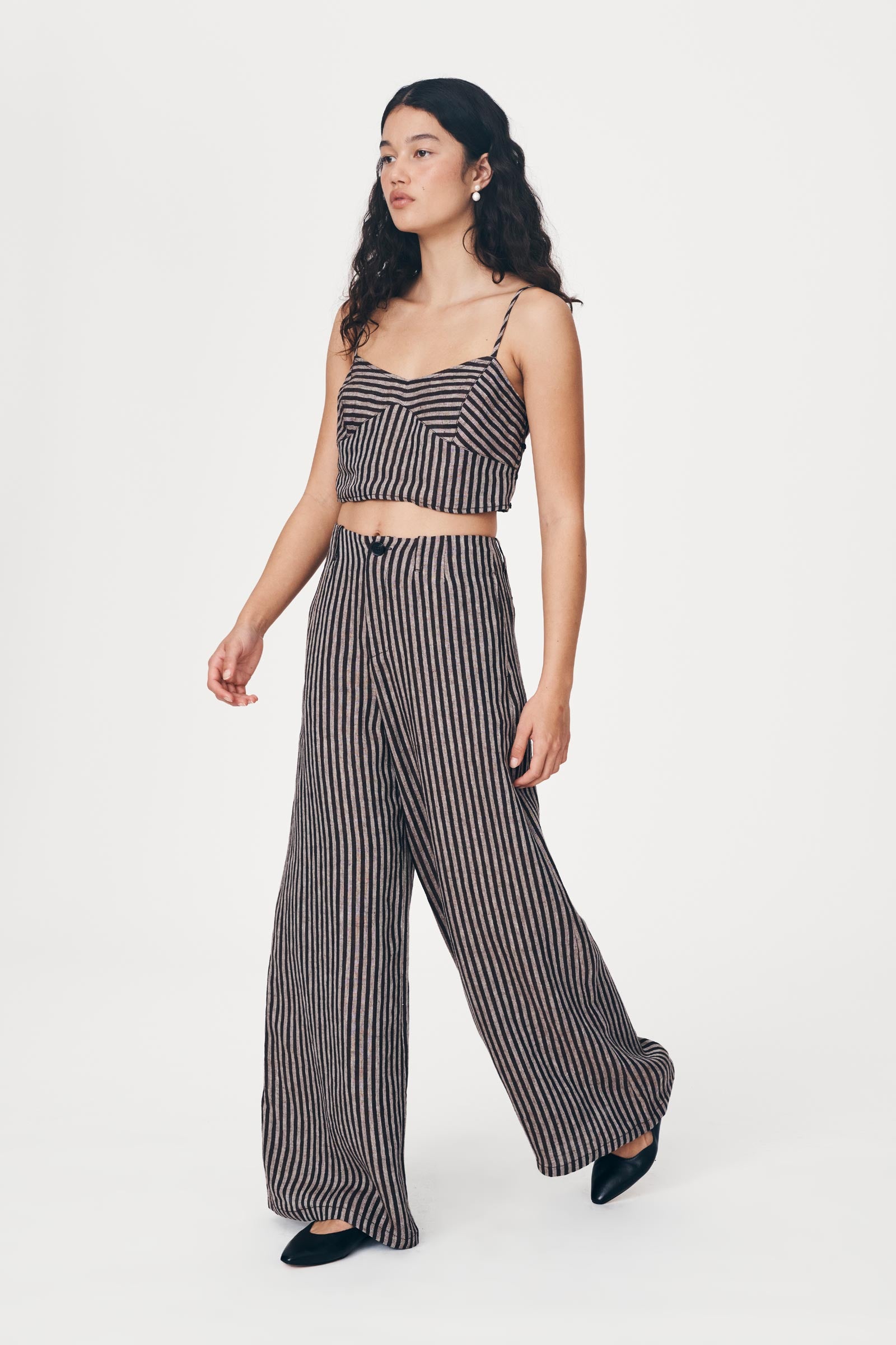 Carlotta Linen Wide Pants