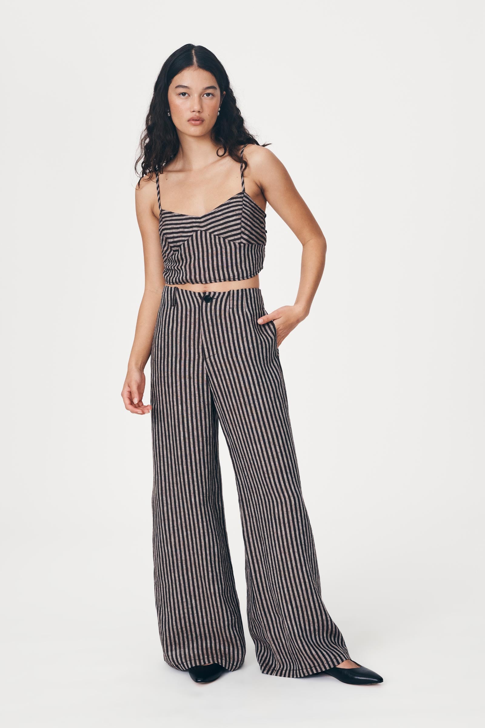 Carlotta Linen Wide Pants