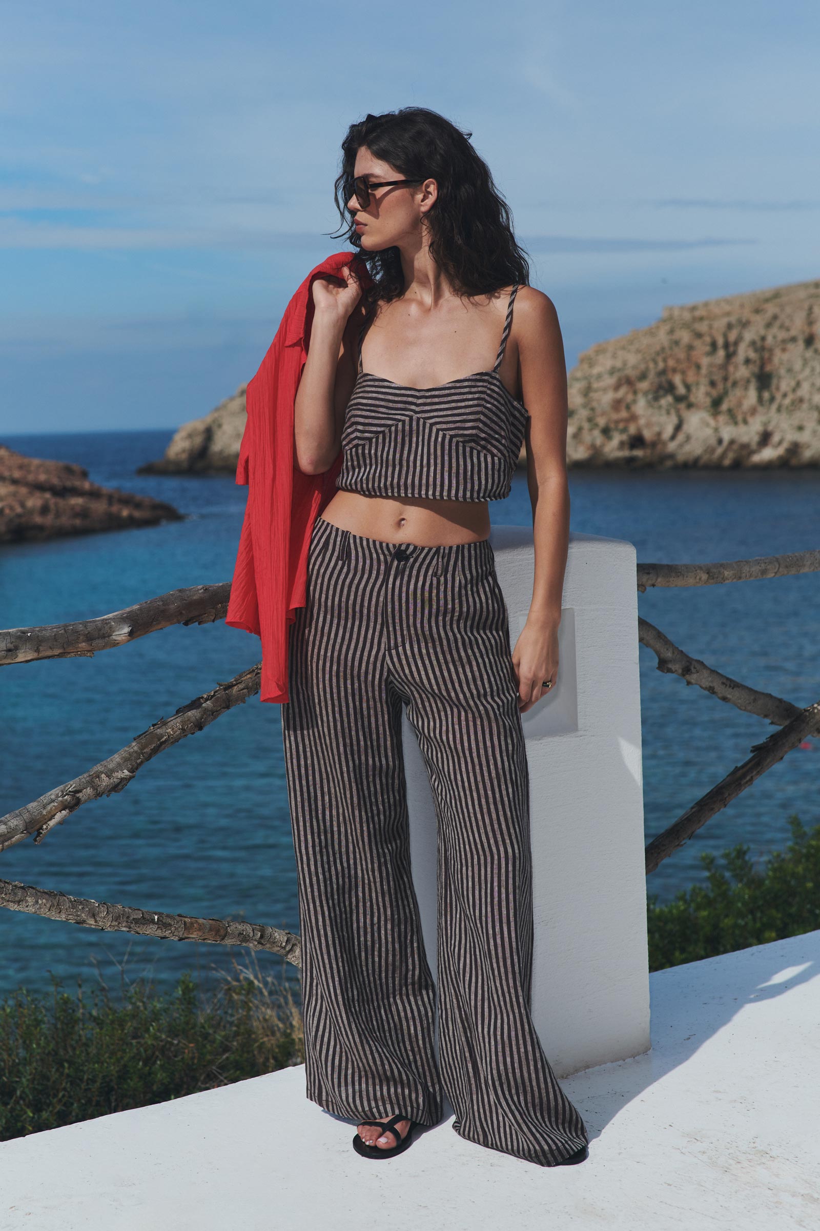 Carlotta Linen Wide Pants