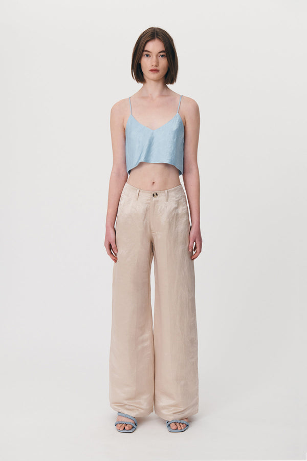 Emma's Silk Cami Pants Set In Champagne – Emmalyn Love