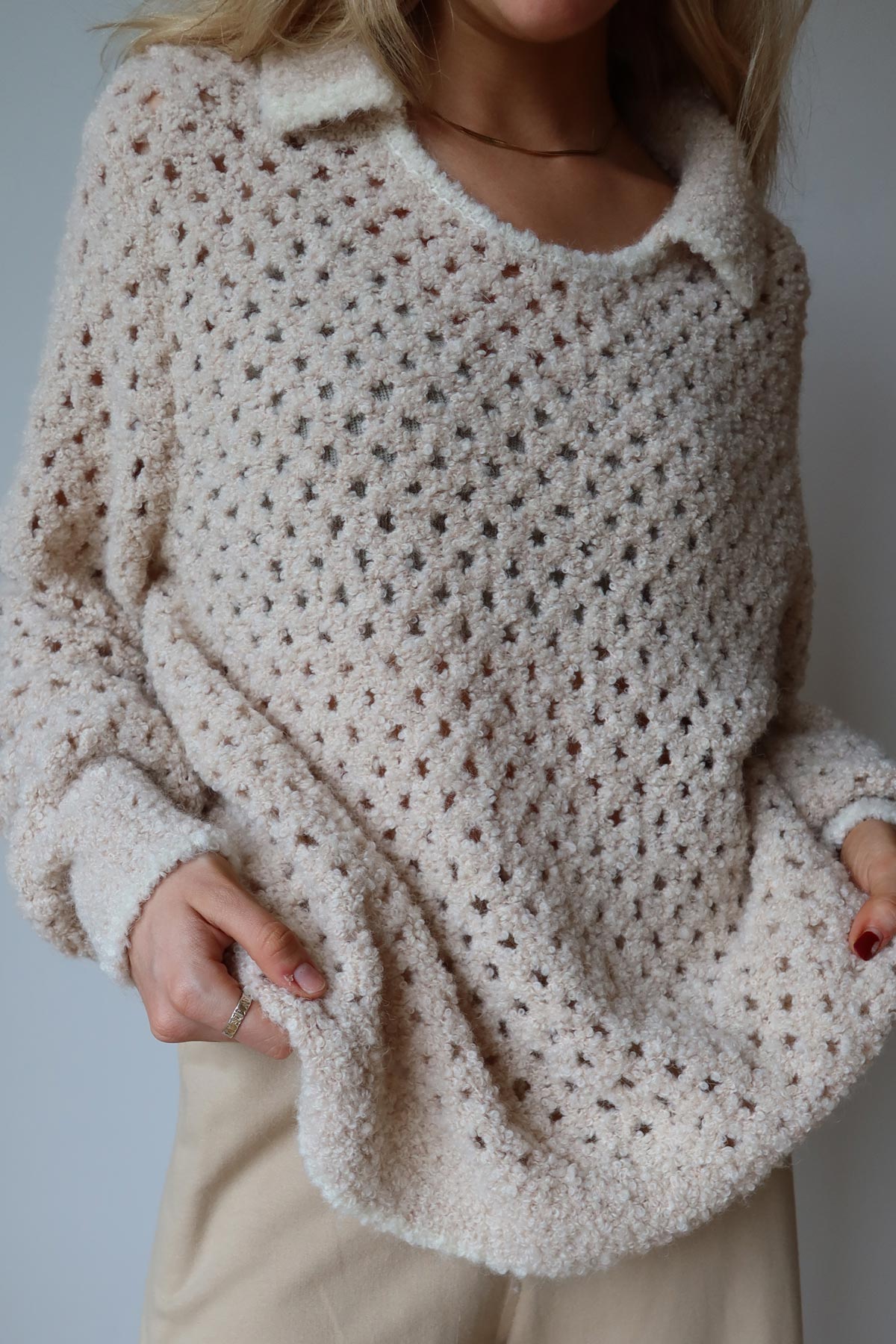 Chanti Boucle Knit Jumper