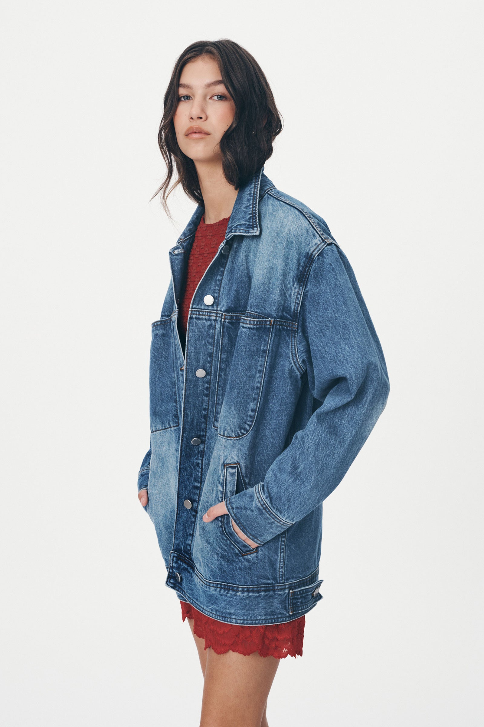 Iko Relaxed Denim Jacket