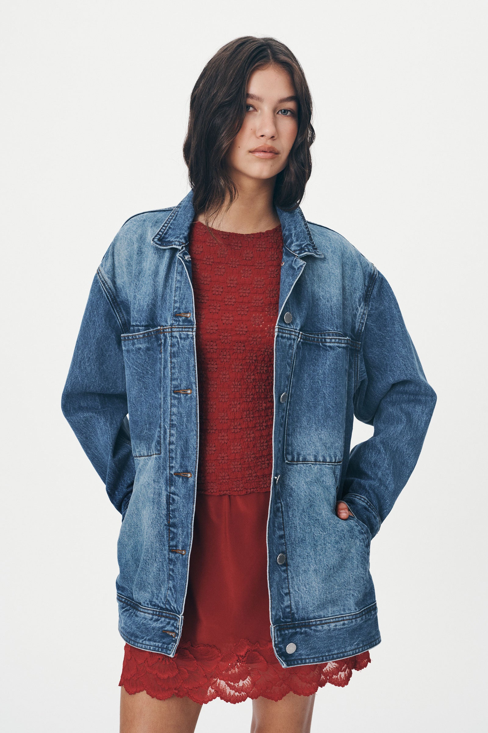 Iko Relaxed Denim Jacket