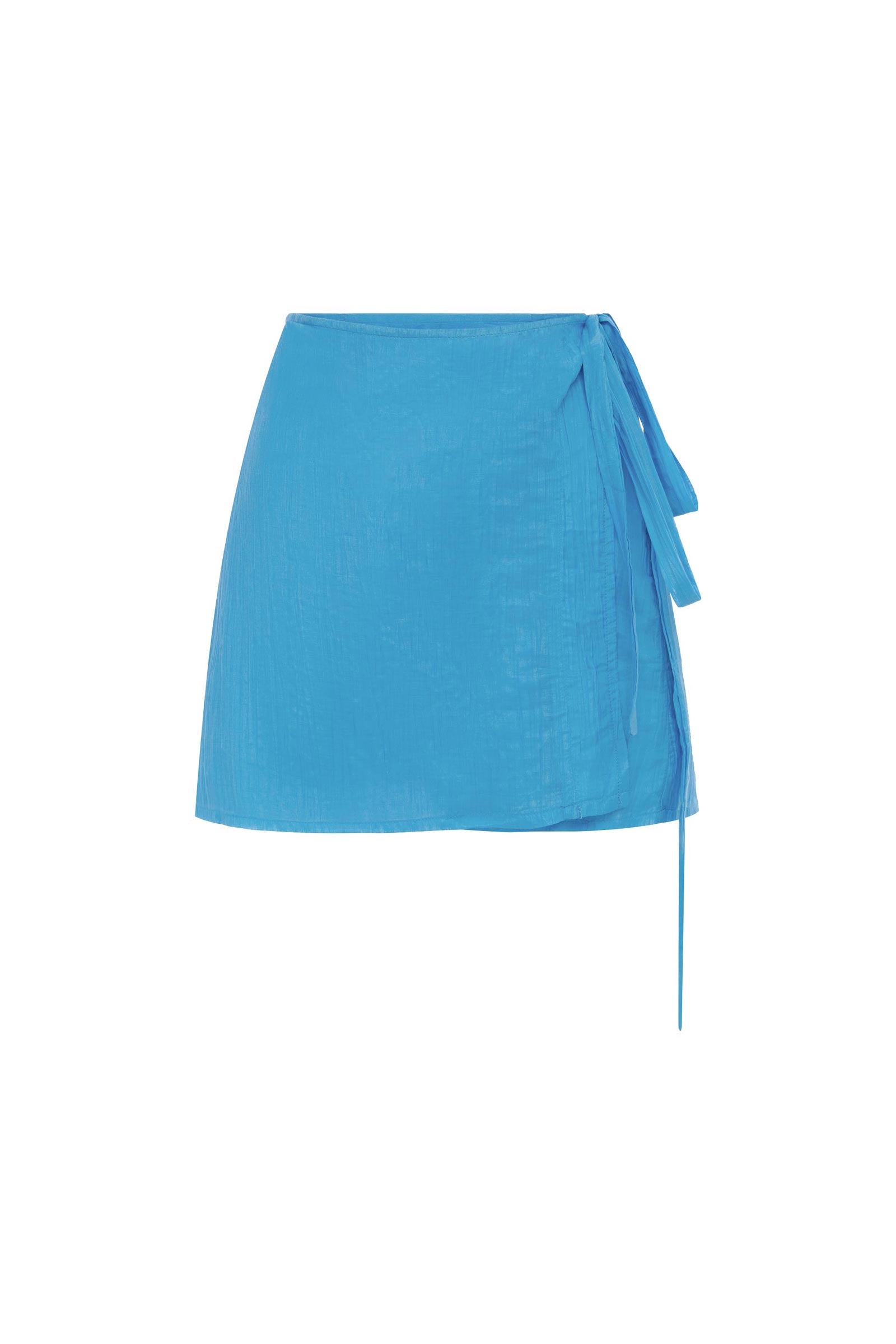 Jole Silk Mini Wrap Skirt