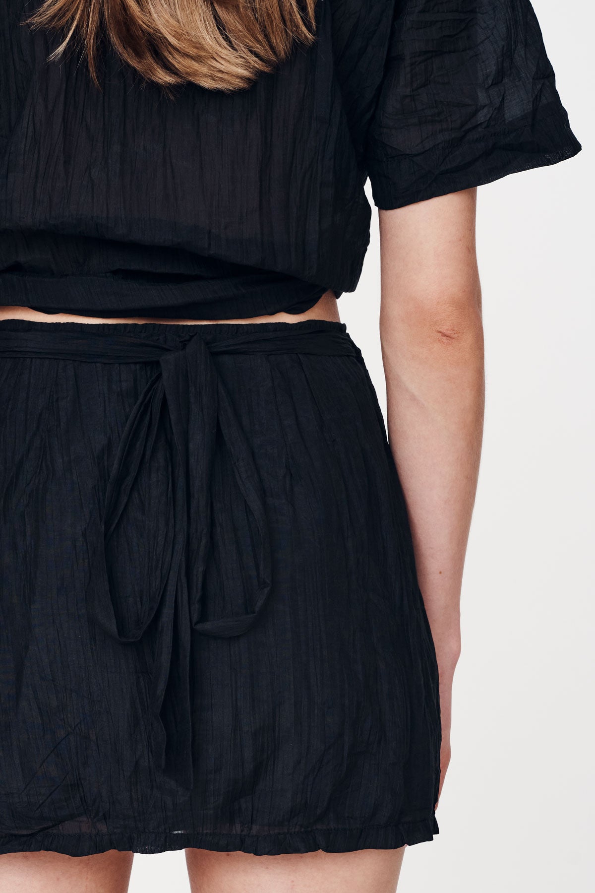 Jole Silk Mini Wrap Skirt