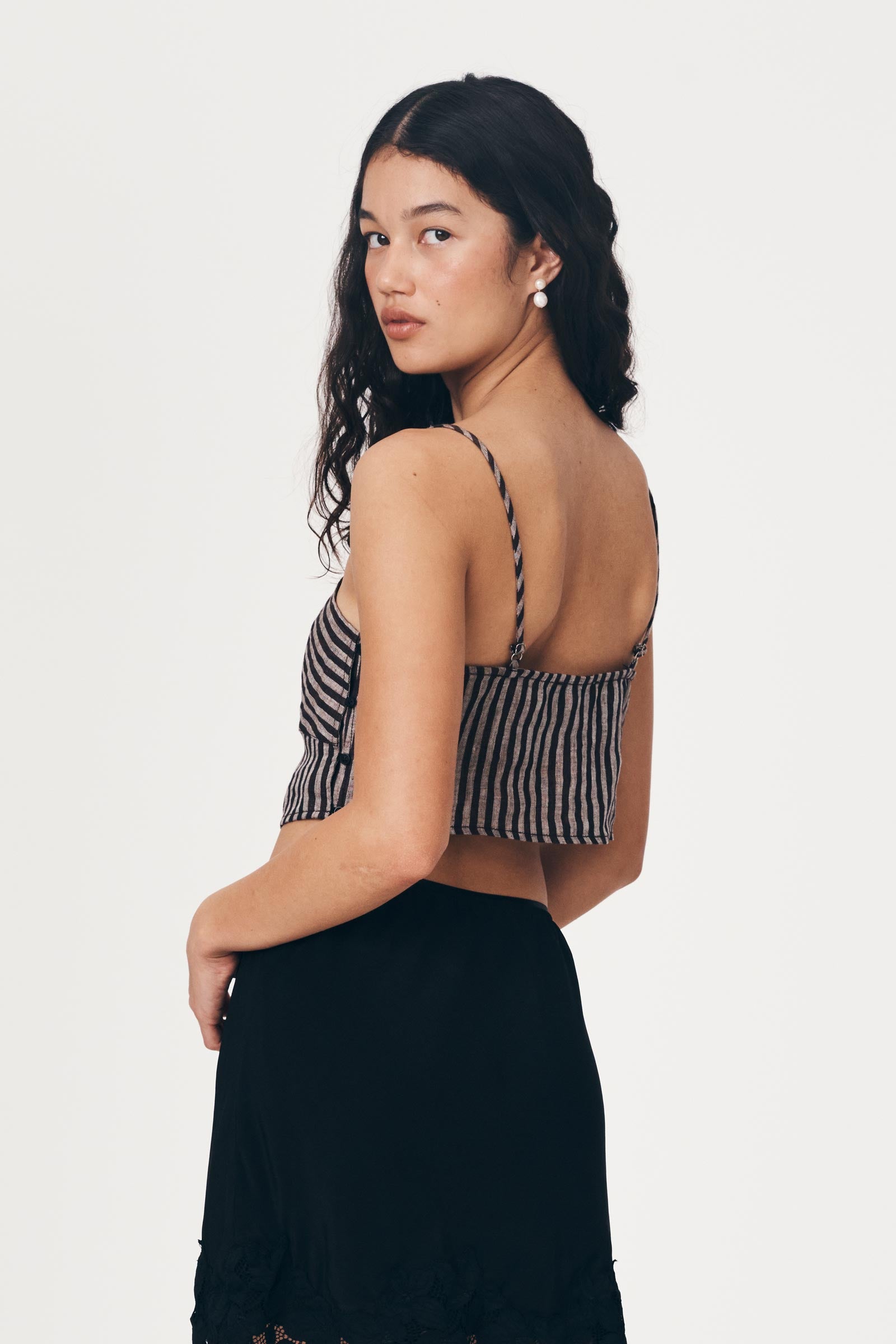 Loam Bustier Crop