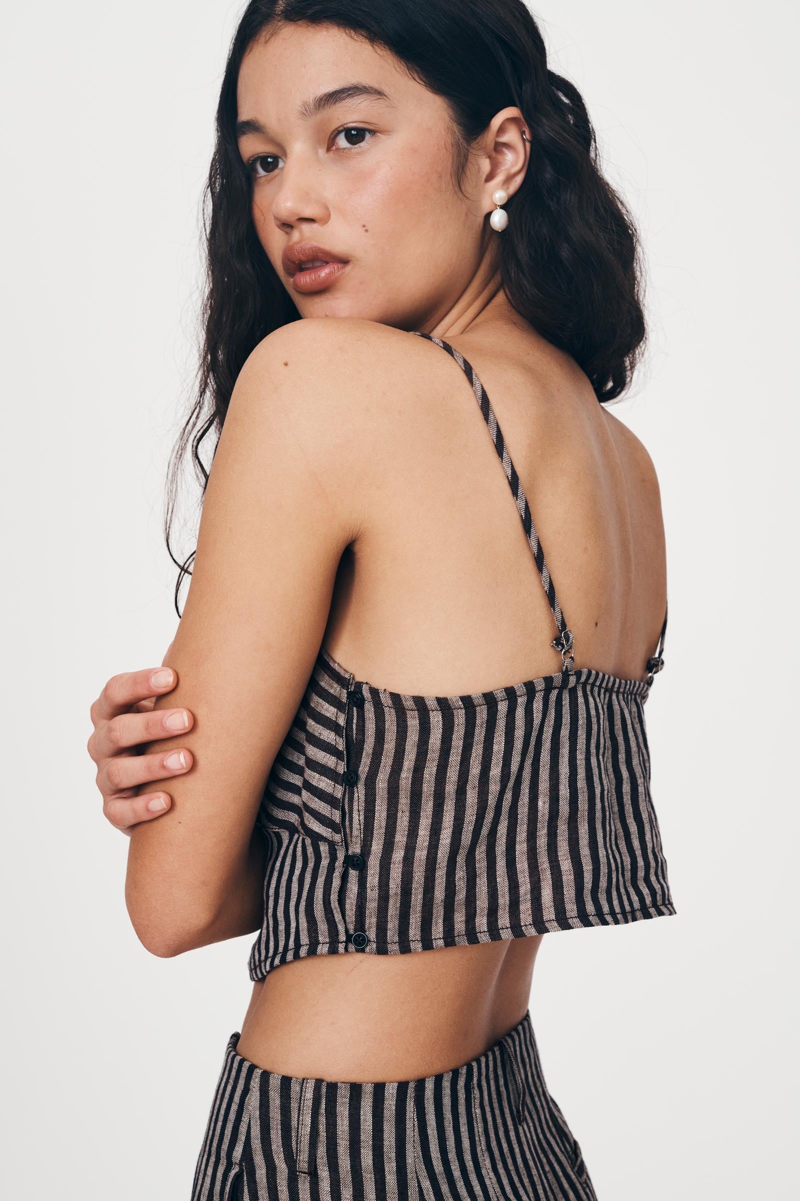 Loam Bustier Crop