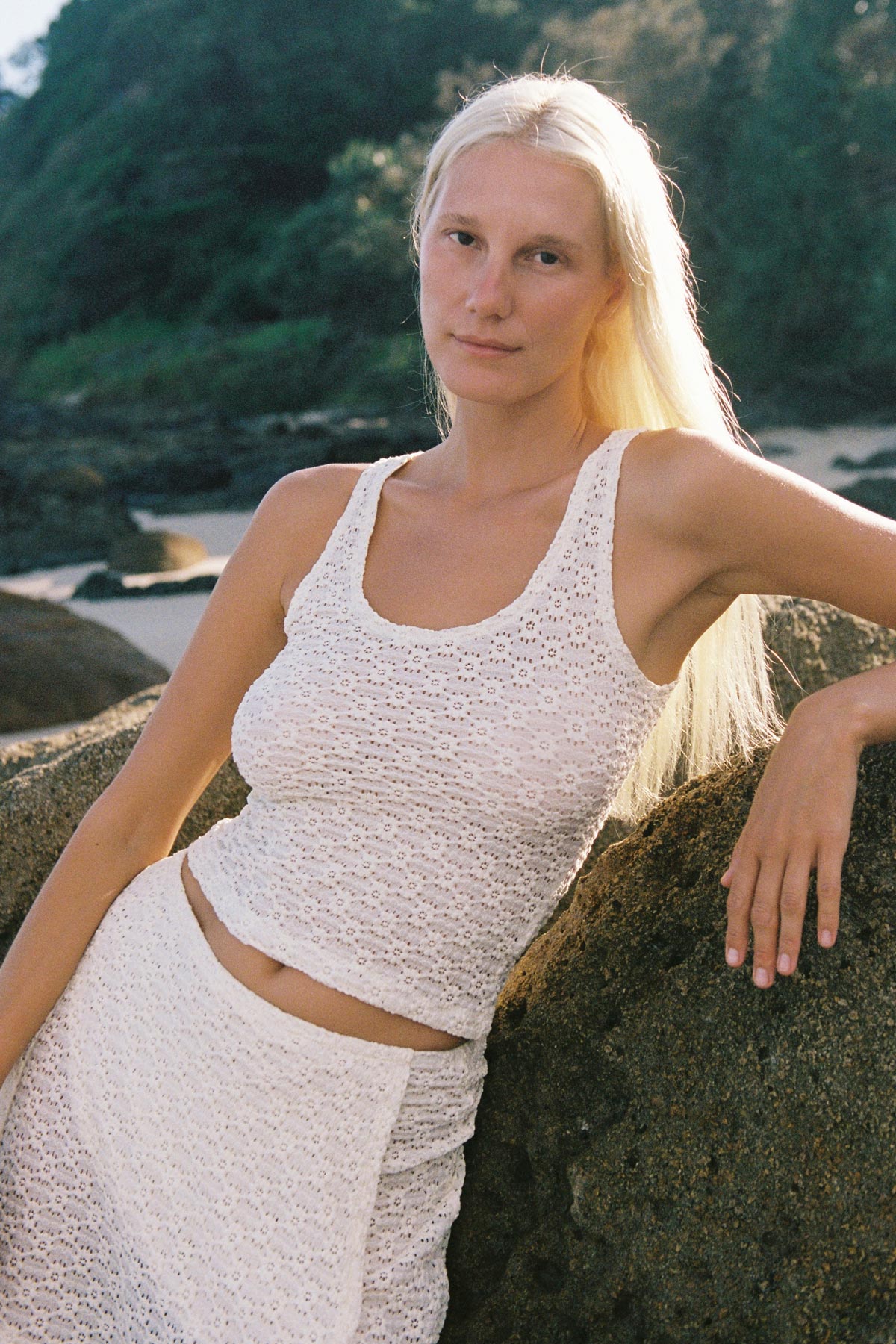 Magna Daisy Lace Tank