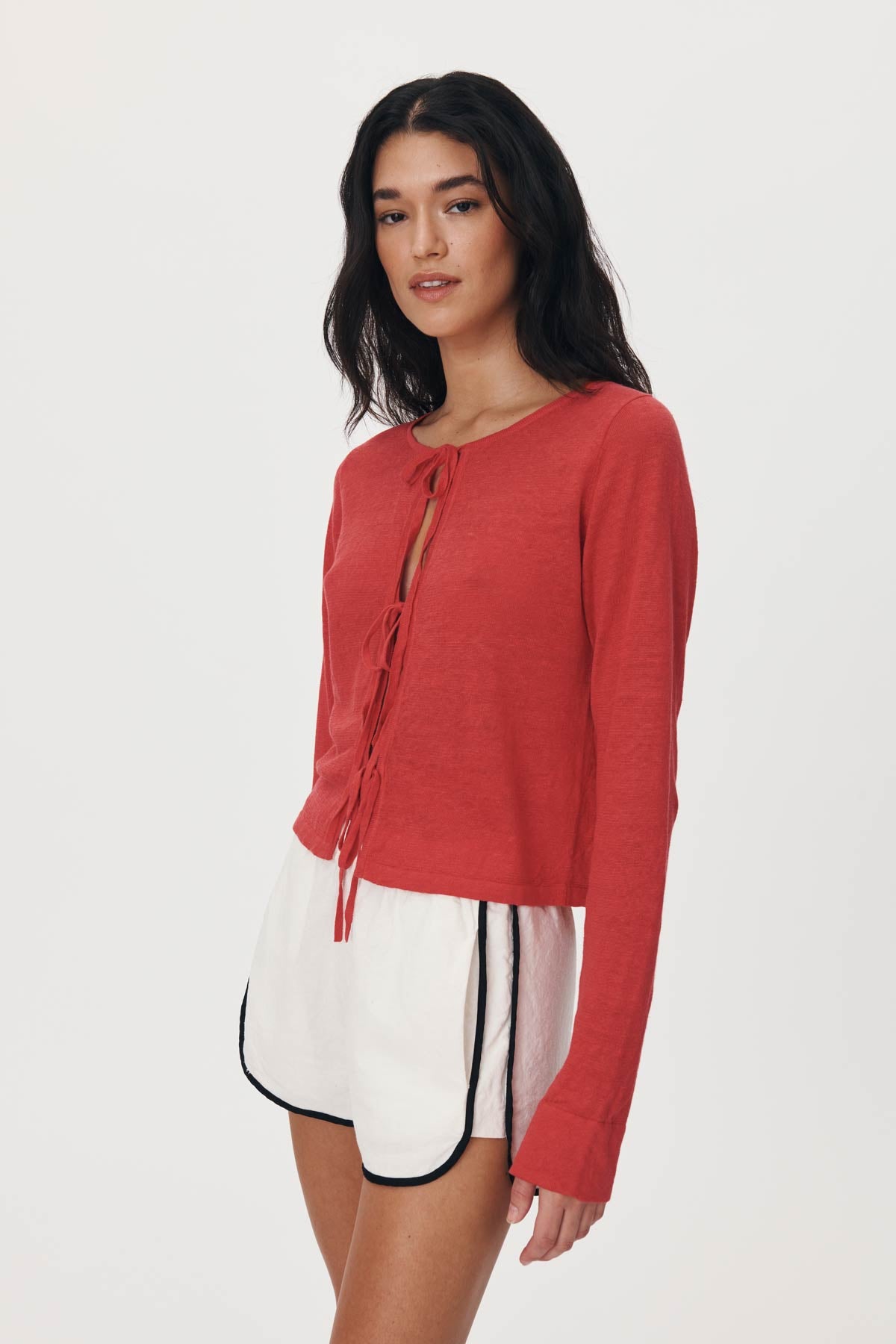 Marcia Bow Cardigan Top