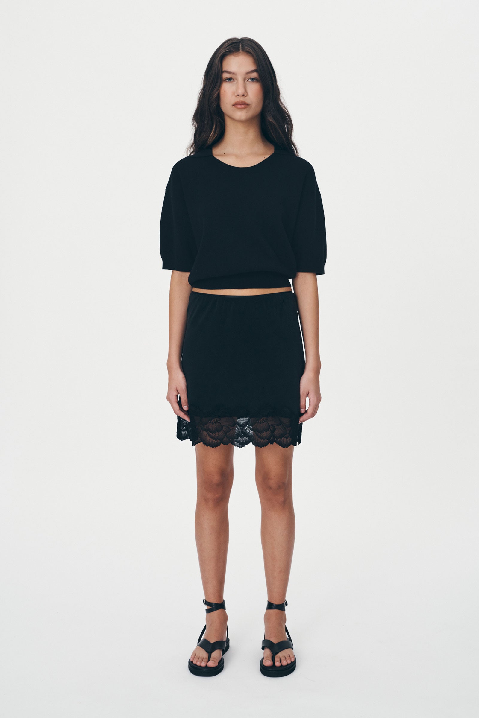 Marina Silk Mini Skirt