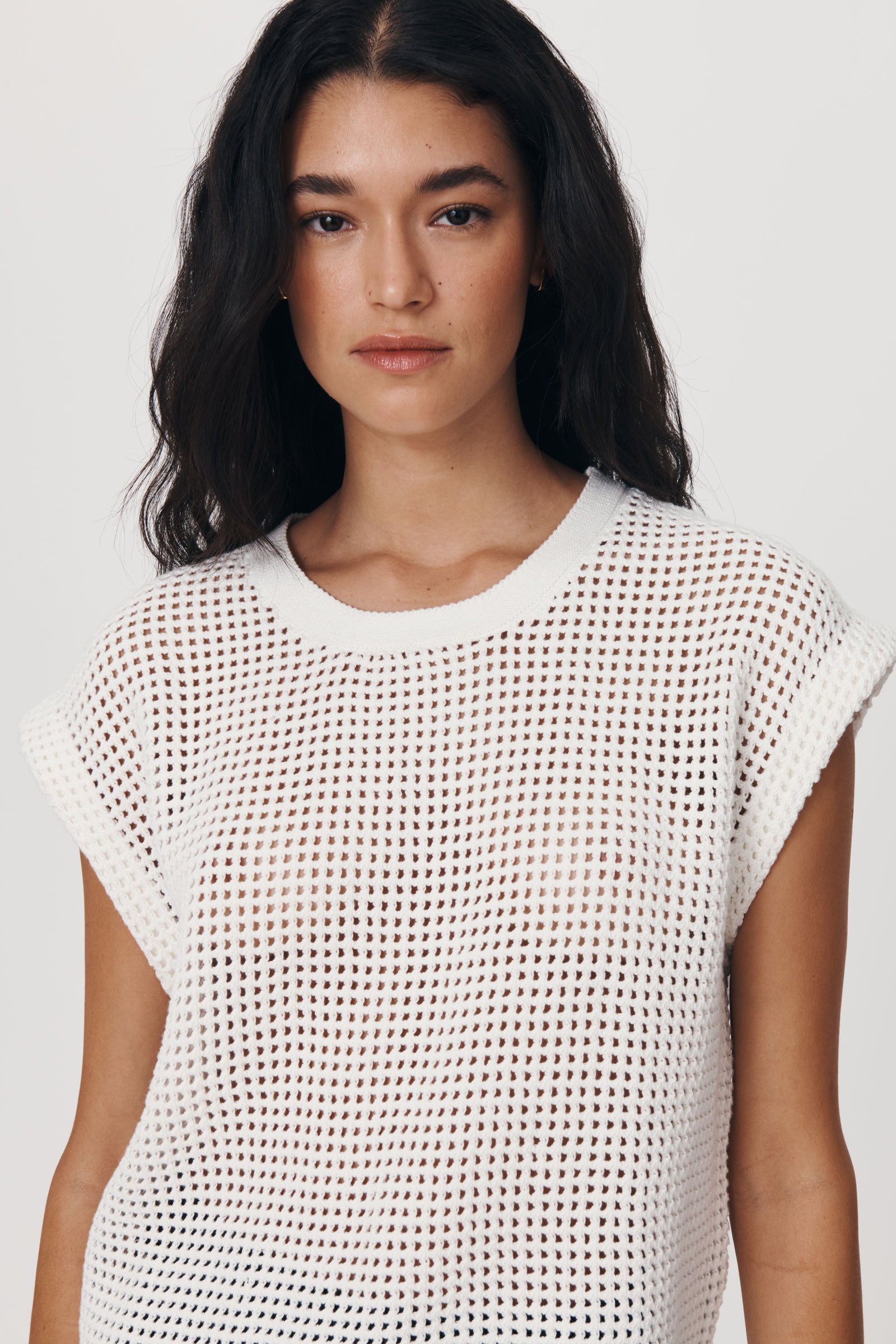 Mimi Knit Top in Bone | ROWIE Tops – ROWIE The Label