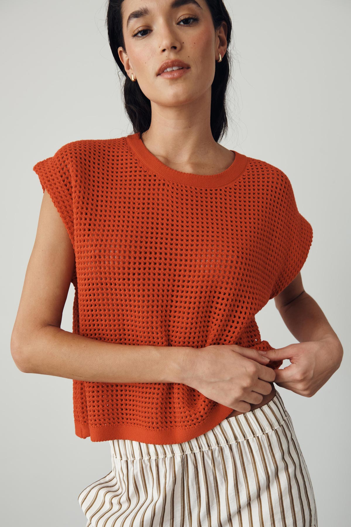 Mimi Knit Top in Candy Red | ROWIE Tops – ROWIE The Label