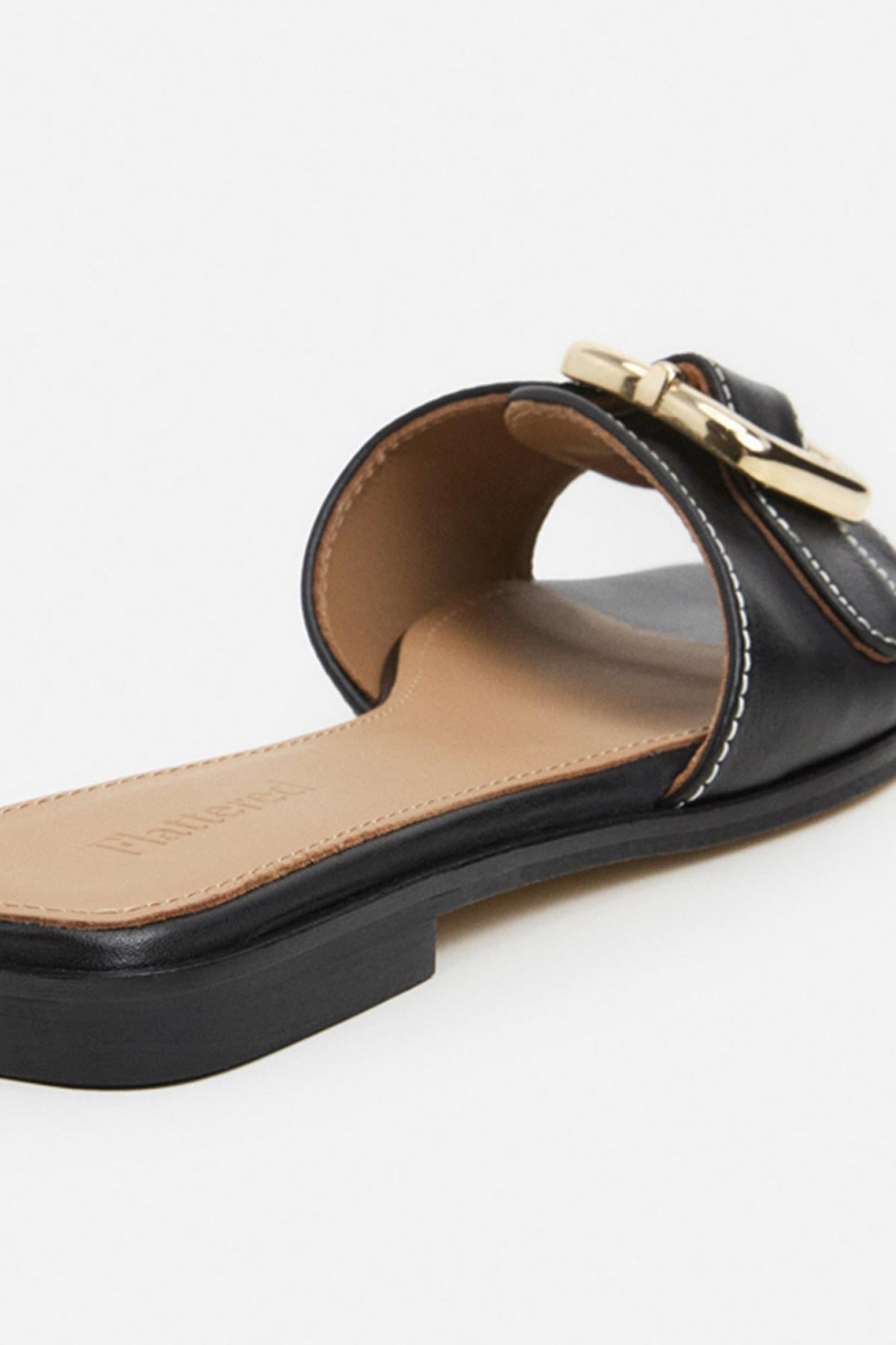 Mimi Leather Slide