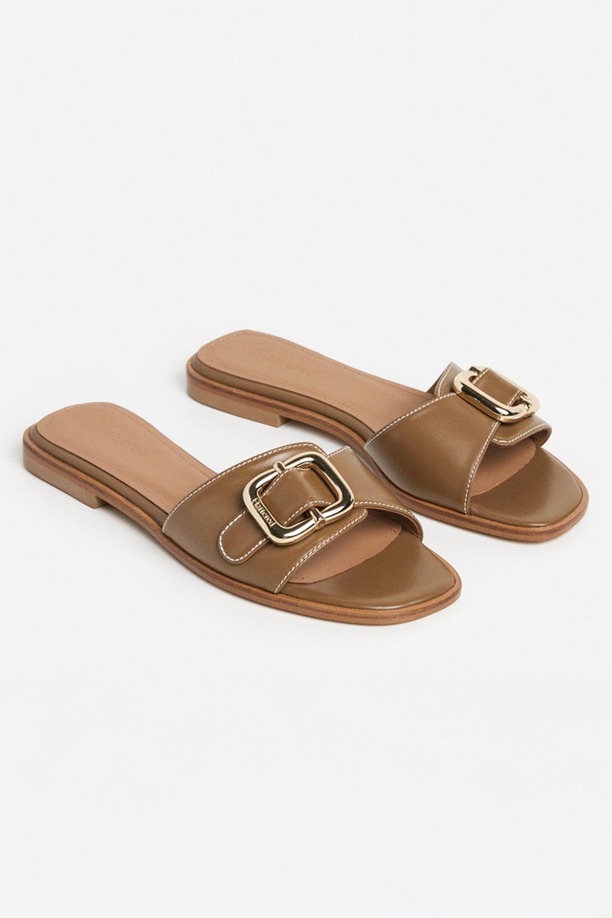 Mimi Leather Slide