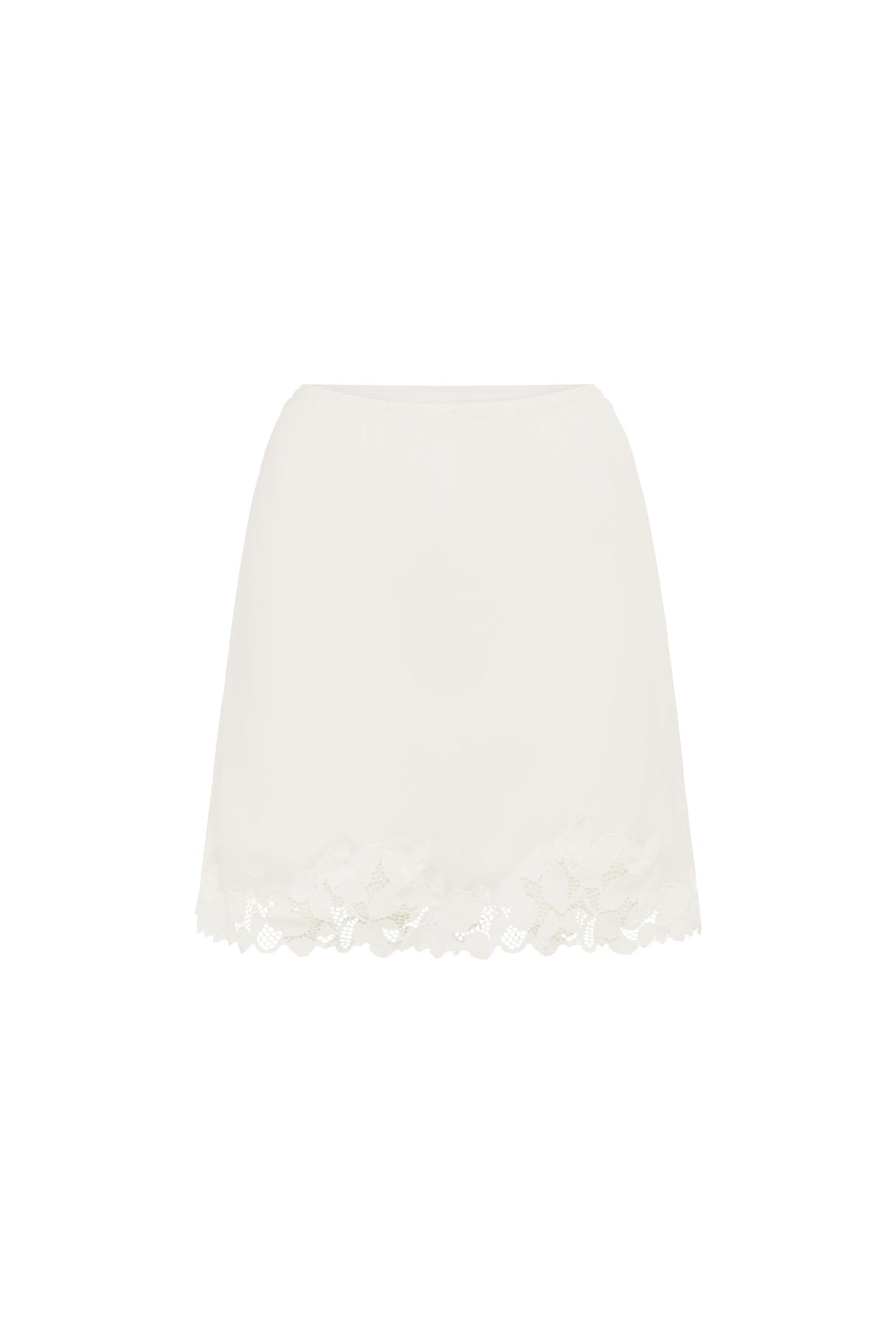 Mina Silk Mini Skirt