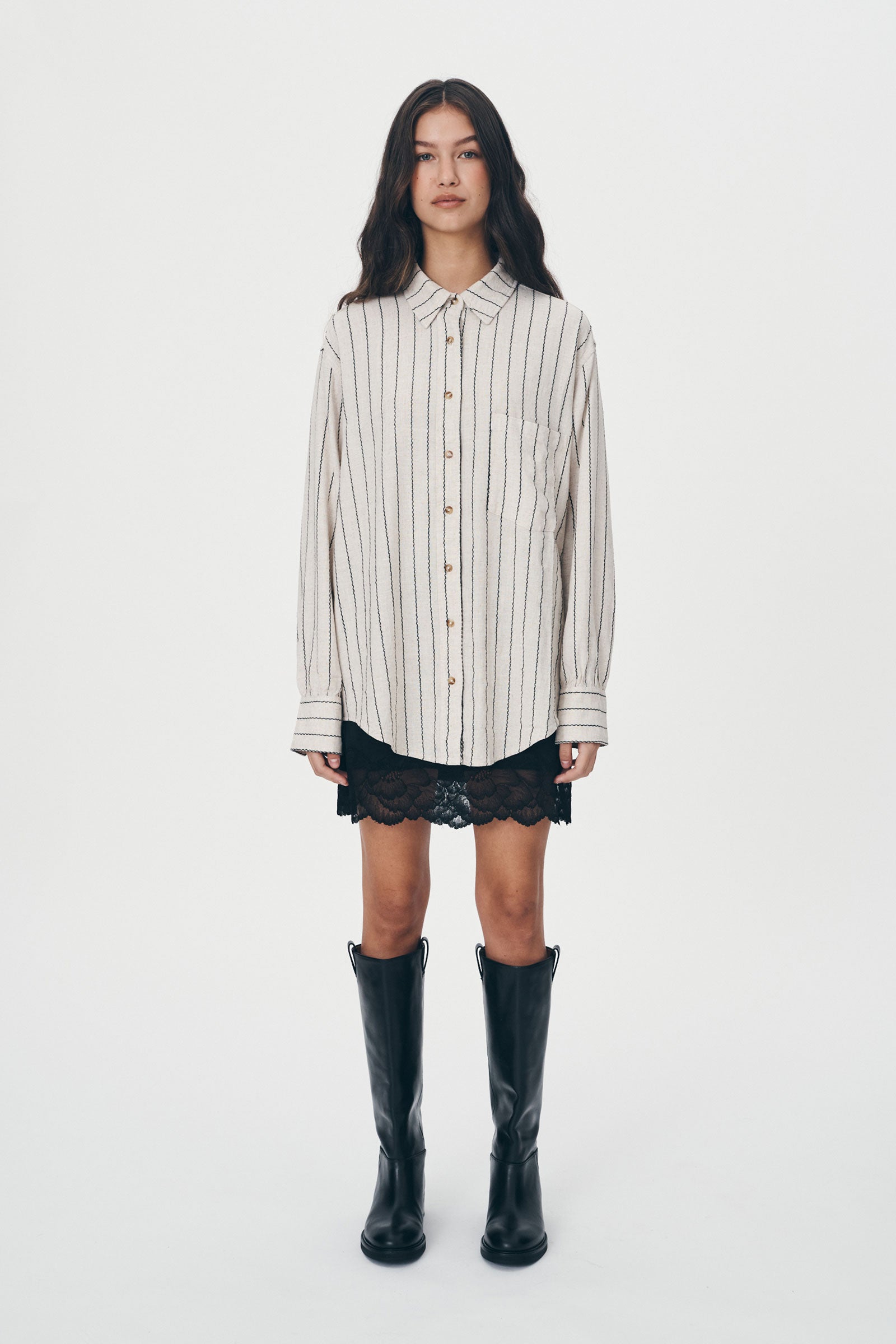 Ramona Linen Long Sleeve Shirt