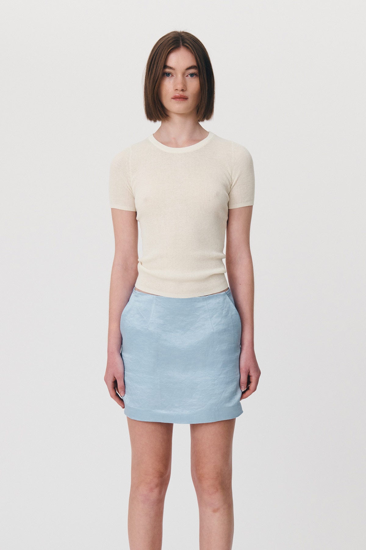 Bodycon skirt outlet light blue